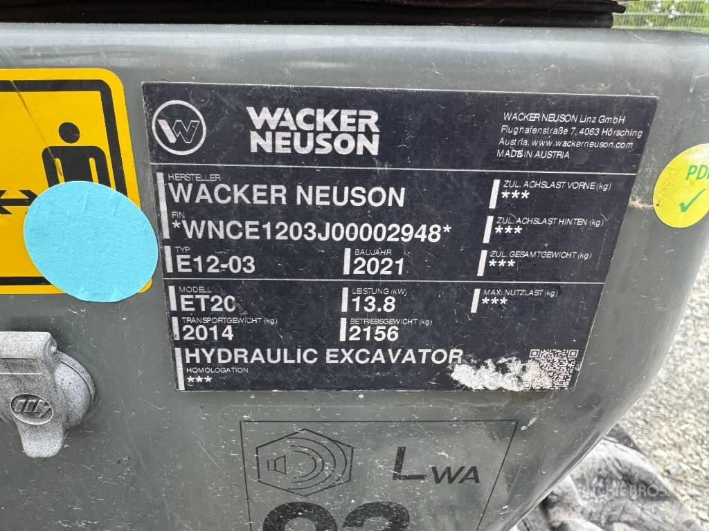 Wacker Neuson ET20 大型油圧ショベル12t以上（パワーショベル・ユンボ）