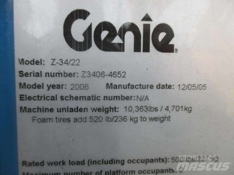 Genie Z 34/22 RT ブームリフト　屈伸型
