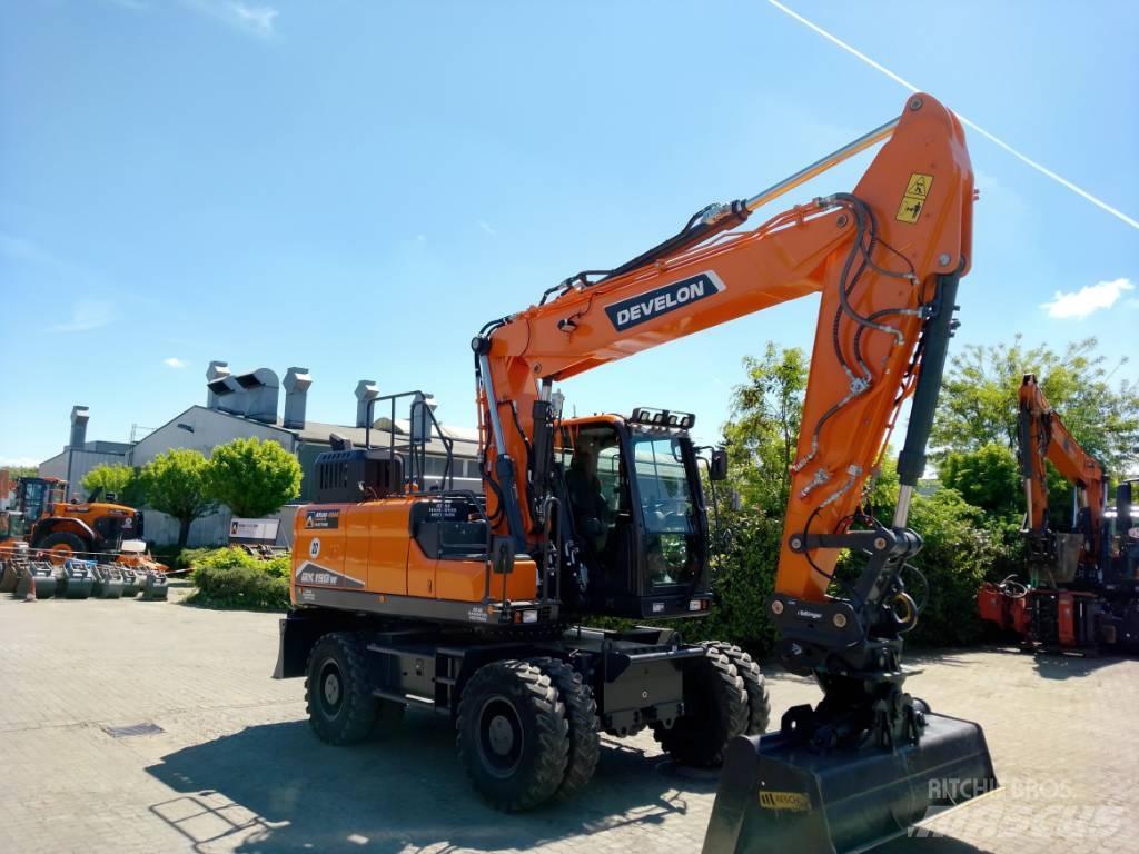 Doosan DX190W-7 ホイール式油圧ショベル（パワーショベル・ユンボ・バックホー）