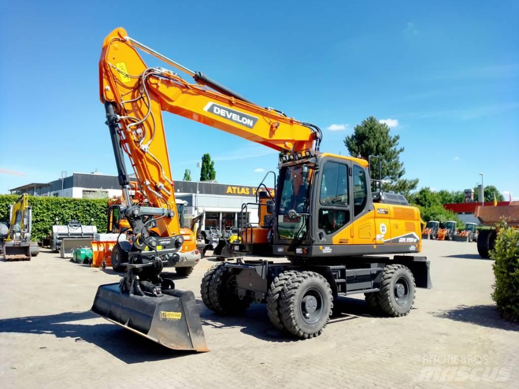 Doosan DX190W-7 ホイール式油圧ショベル（パワーショベル・ユンボ・バックホー）