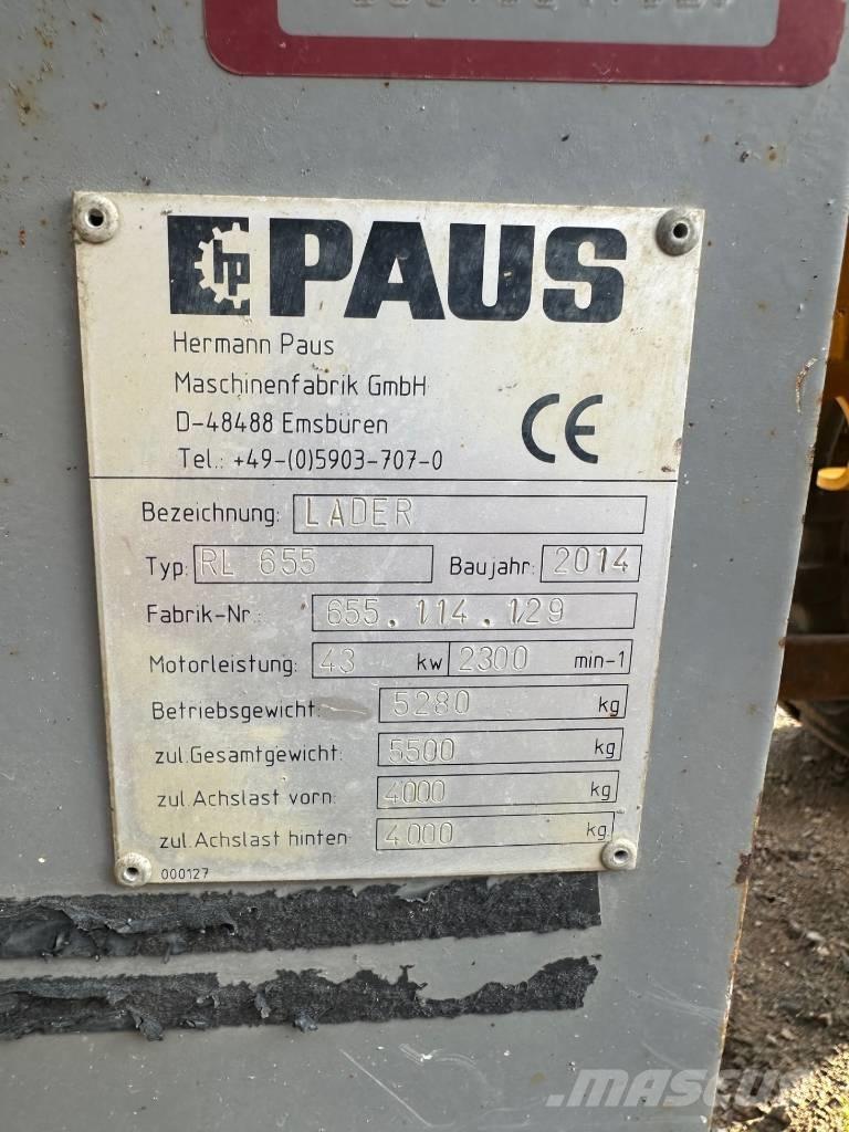 Paus RL 655 ホイールローダー・タイヤショベル