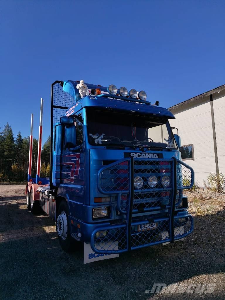 Scania R 143 450 木材トラック
