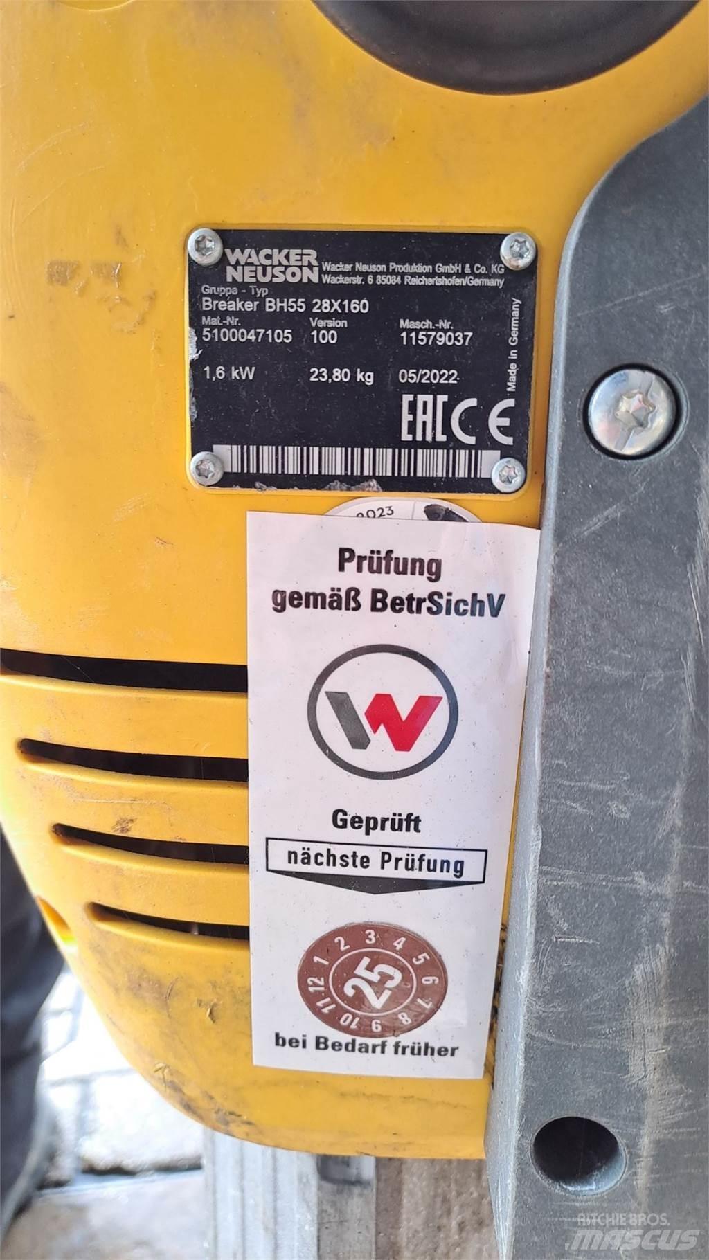 Wacker Neuson BH55 タンパ/転圧バイブレータ