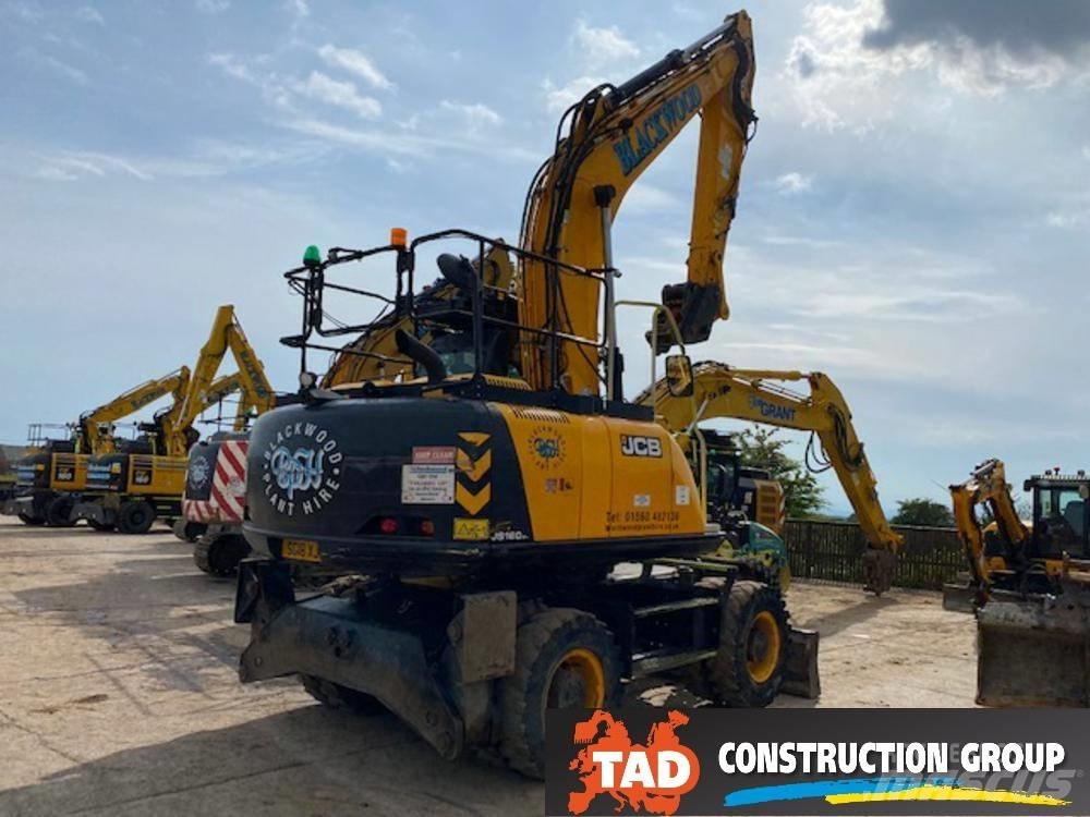 JCB JS 160 W ホイール式油圧ショベル（パワーショベル・ユンボ・バックホー）