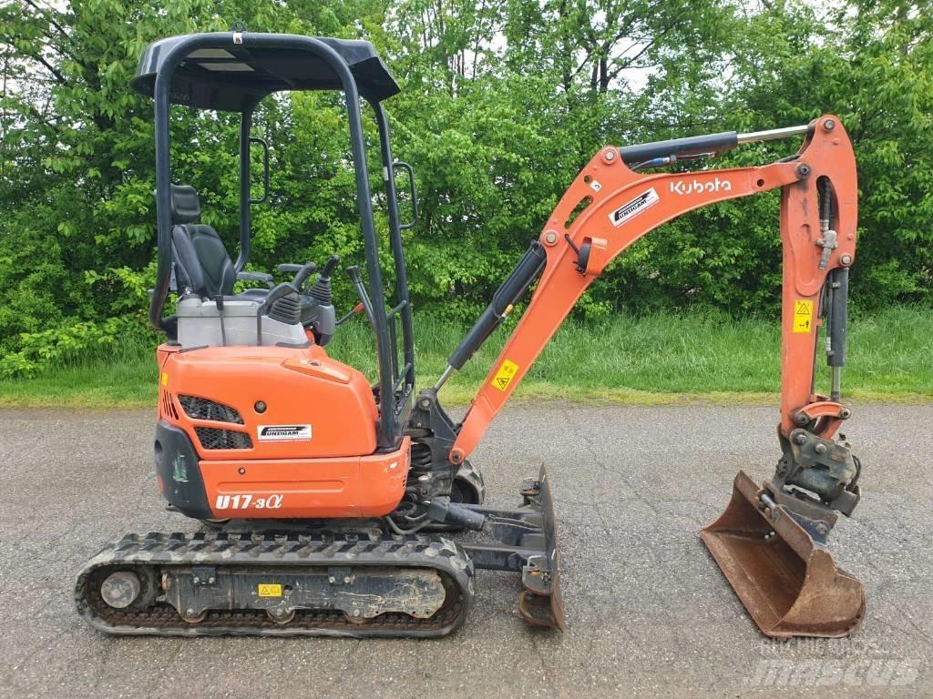 Kubota U 17-3a ミニ油圧ショベル 7t以下（ミニユンボ・ミニディガー）
