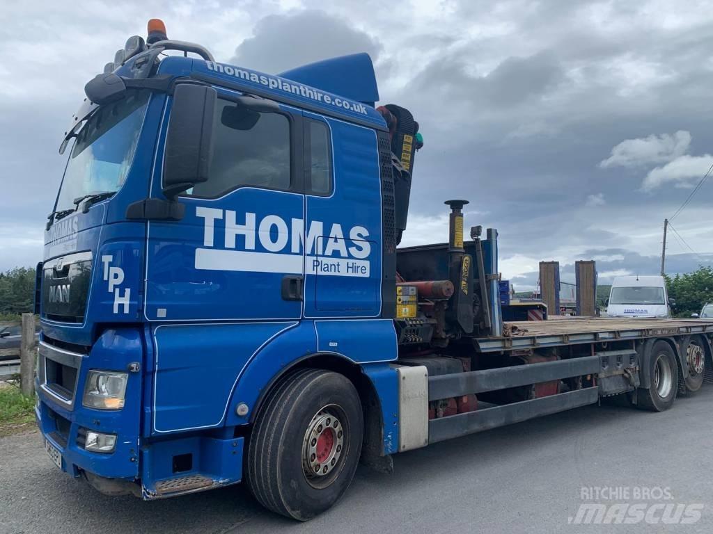 MAN TGX 26.400 クレーントラック、ユニック車