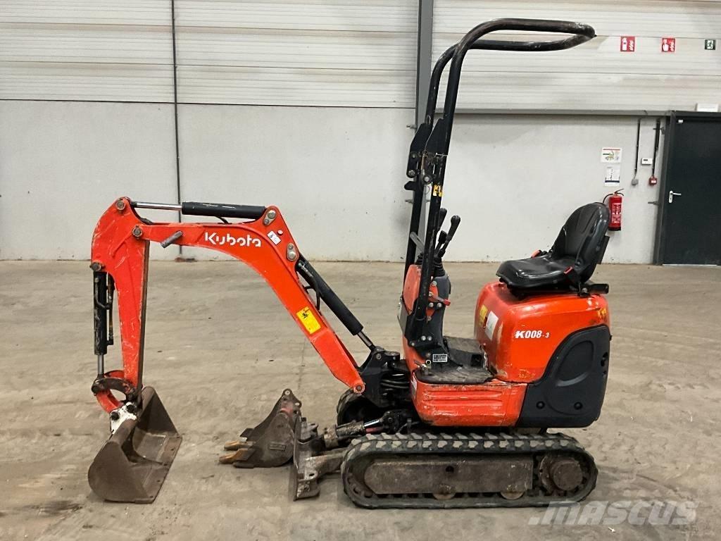 Kubota K 008-3 ミニ油圧ショベル 7t以下（ミニユンボ・ミニディガー）