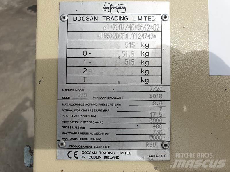 Doosan 7 / 20 コンプレッサー