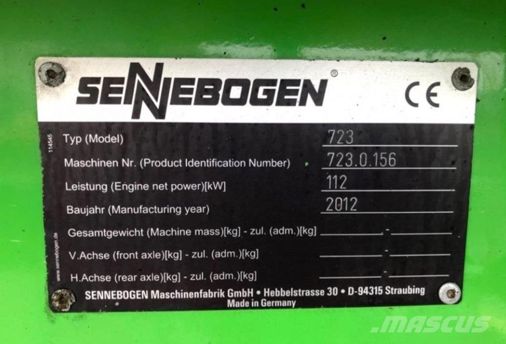 Sennebogen 723 ホイールローダー・タイヤショベル