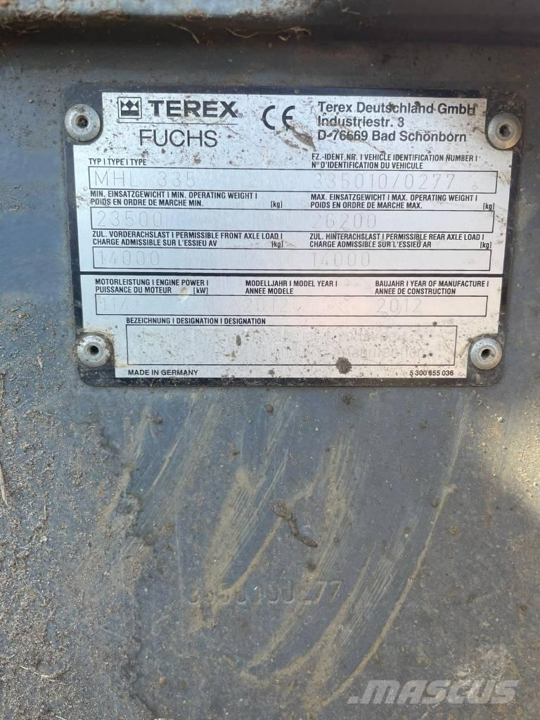 Fuchs MHL 335 廃棄物／工業産廃処理機