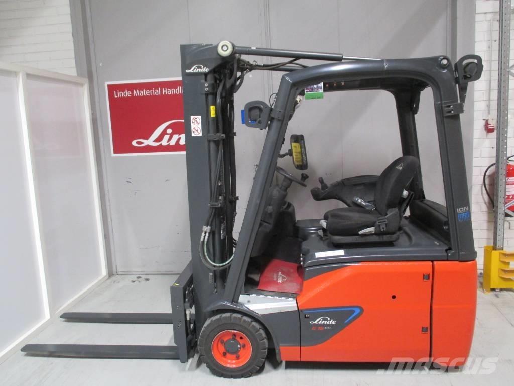 Linde E16 バッテリーフォークリフト