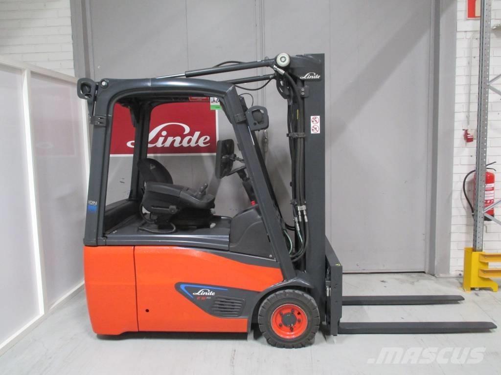 Linde E16 バッテリーフォークリフト