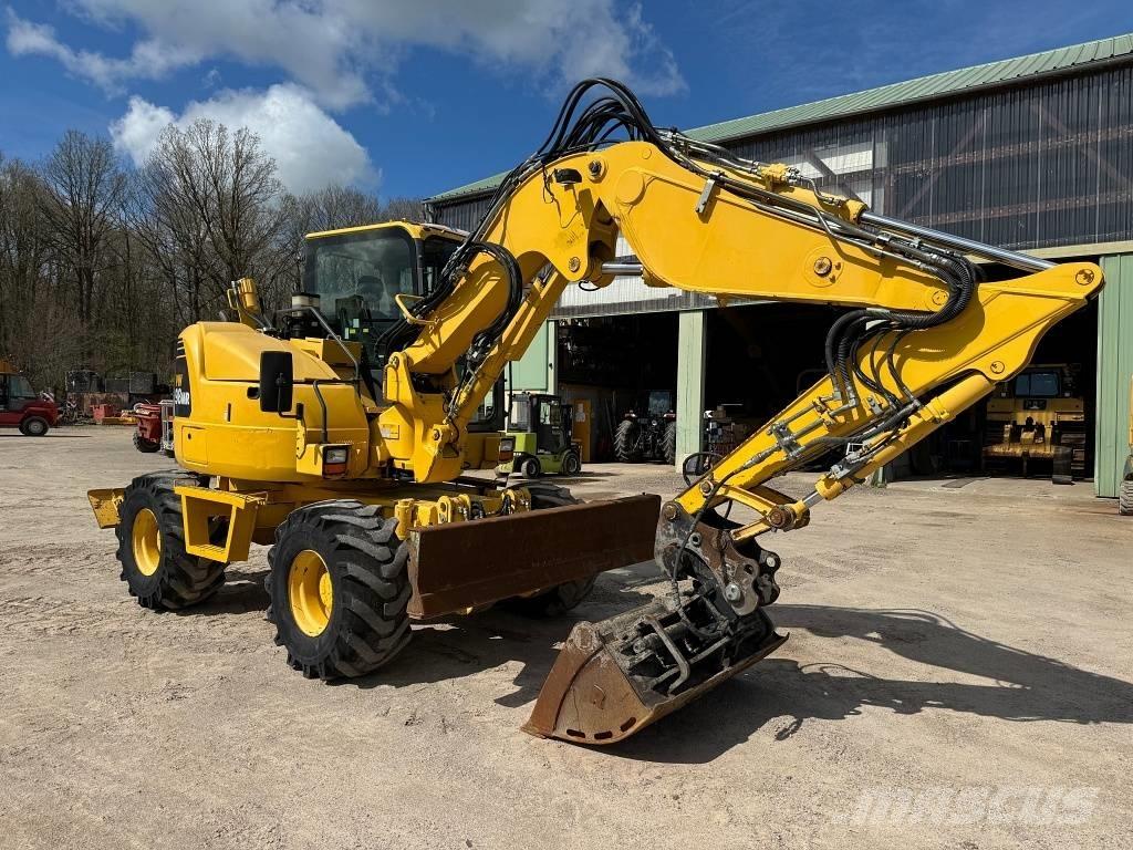Komatsu PW 98 MR-8 ホイール式油圧ショベル（パワーショベル・ユンボ・バックホー）