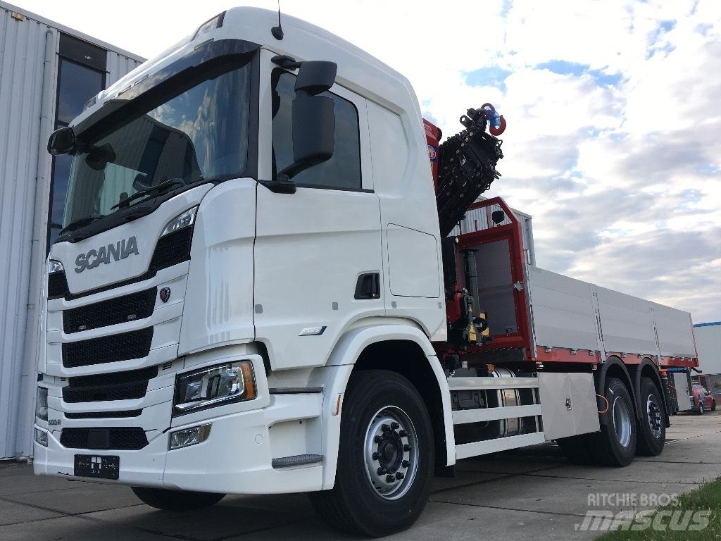 Scania R 500 LB クレーントラック、ユニック車