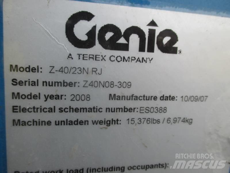 Genie Z 40/23 N RJ ブームリフト　屈伸型
