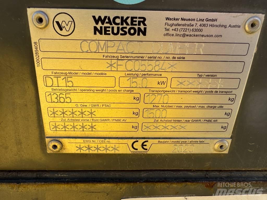 Wacker Neuson DT15 キャリアダンプ