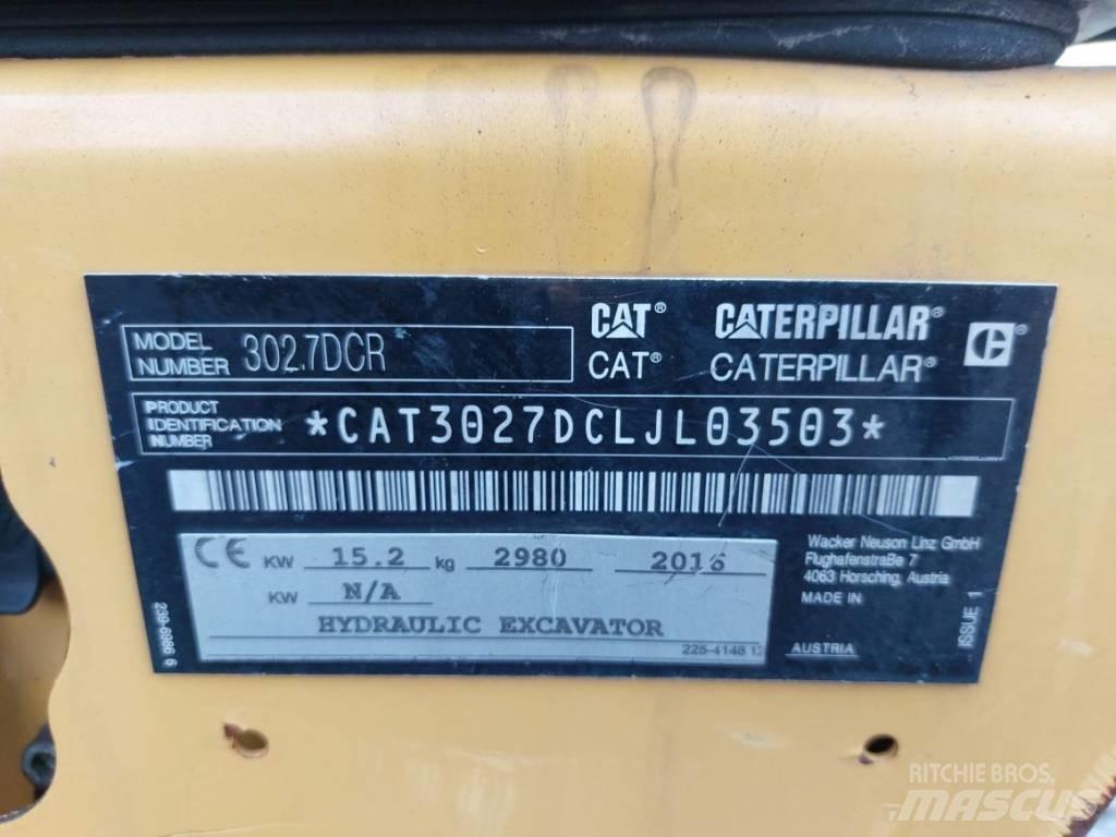 CAT 302.7 D CR ミニ油圧ショベル 7t以下（ミニユンボ・ミニディガー）