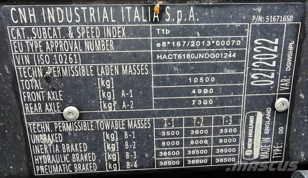 New Holland T 6.180 トラクター