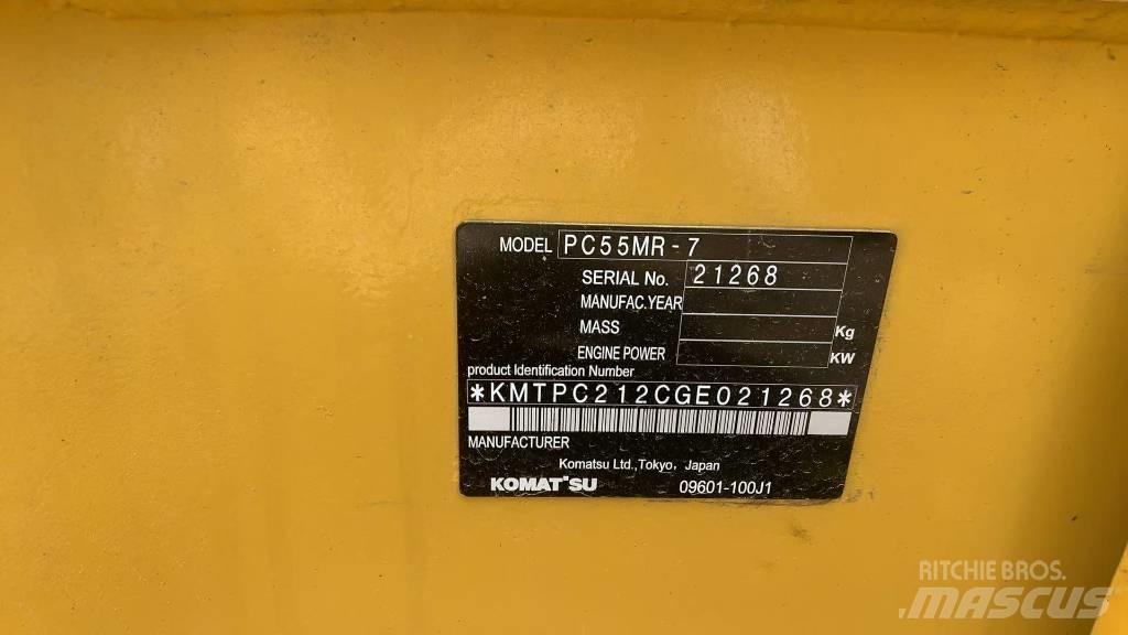 Komatsu PC 55 MR 大型油圧ショベル12t以上（パワーショベル・ユンボ）