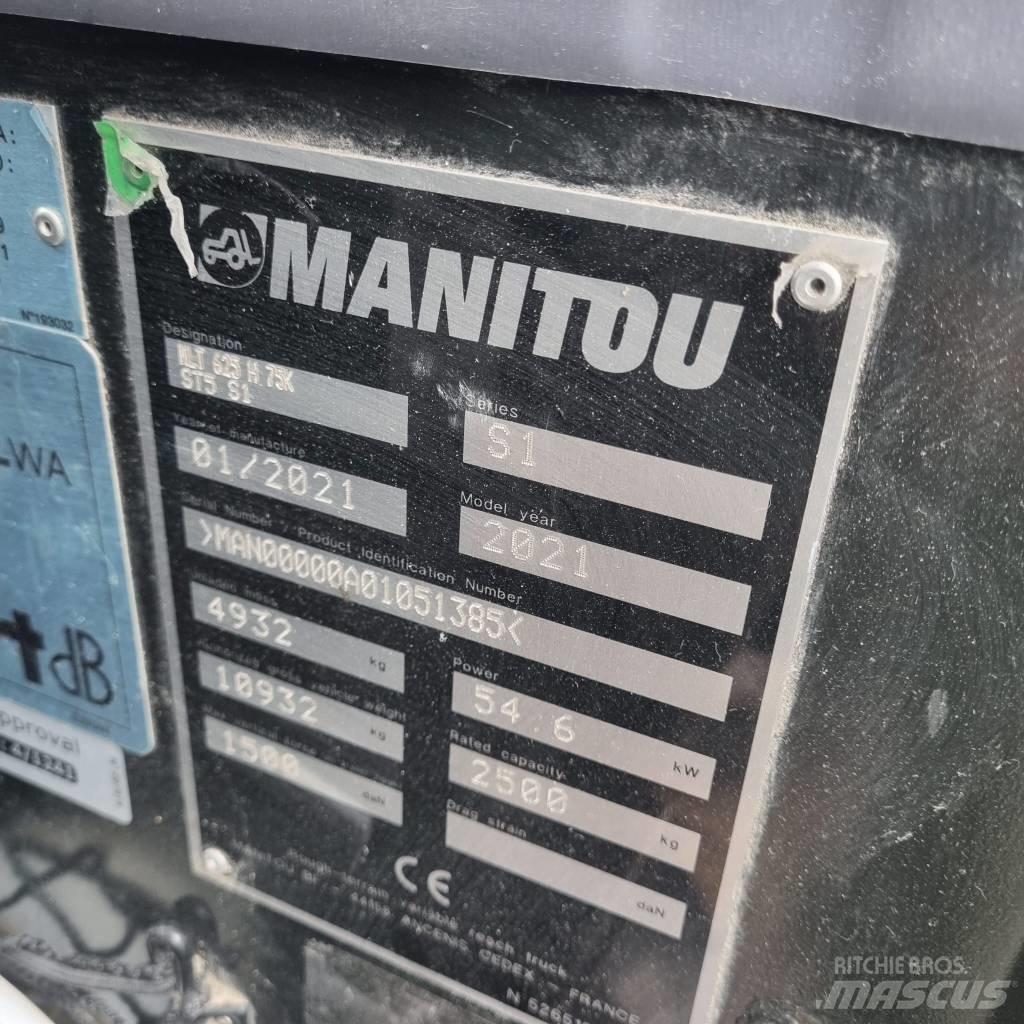 Manitou MLT 625-75 H テレスコーピックハンドラー