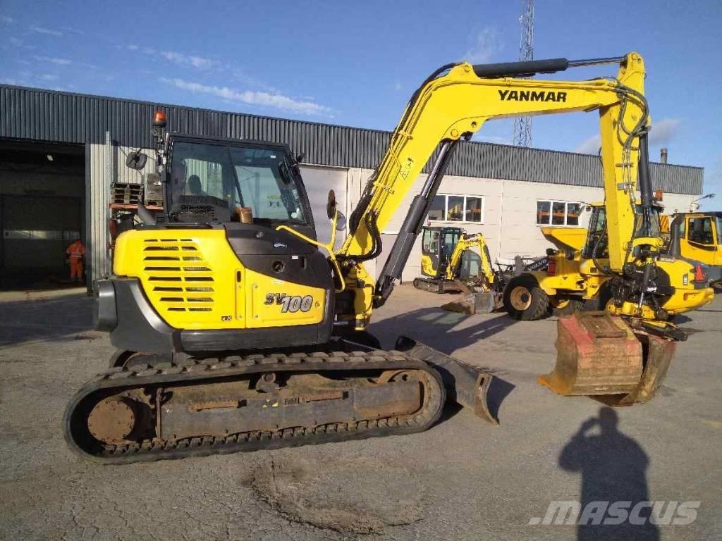 Yanmar SV 100-2A 中型油圧ショベル 7ｔ-12ｔ（ユンボ・パワーショベル・バックホー）