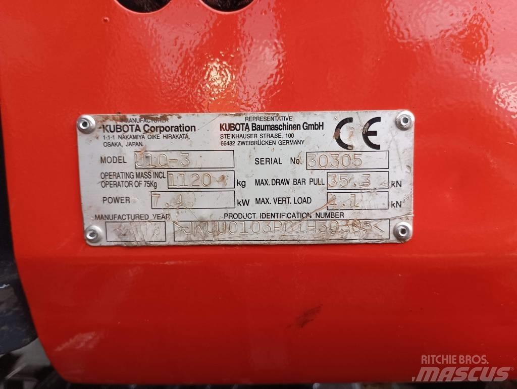 Kubota U 10 ミニ油圧ショベル 7t以下（ミニユンボ・ミニディガー）