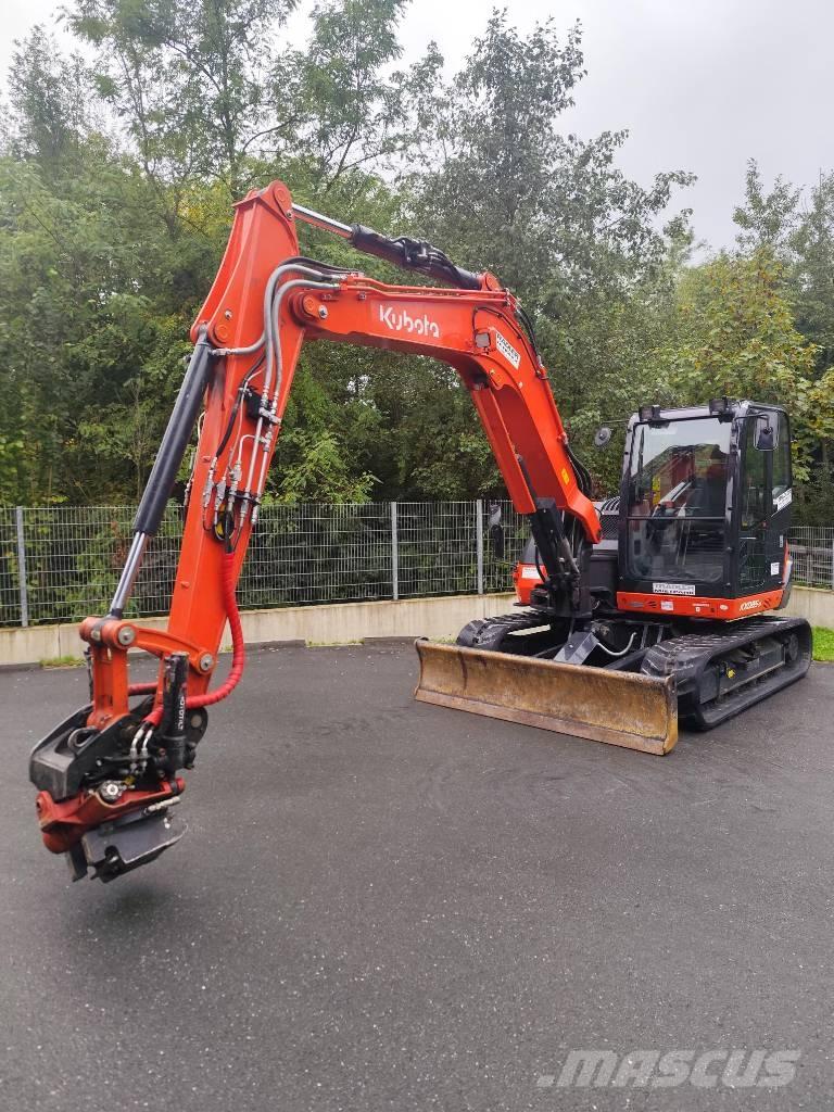 Kubota KX 085-5 中型油圧ショベル 7ｔ-12ｔ（ユンボ・パワーショベル・バックホー）