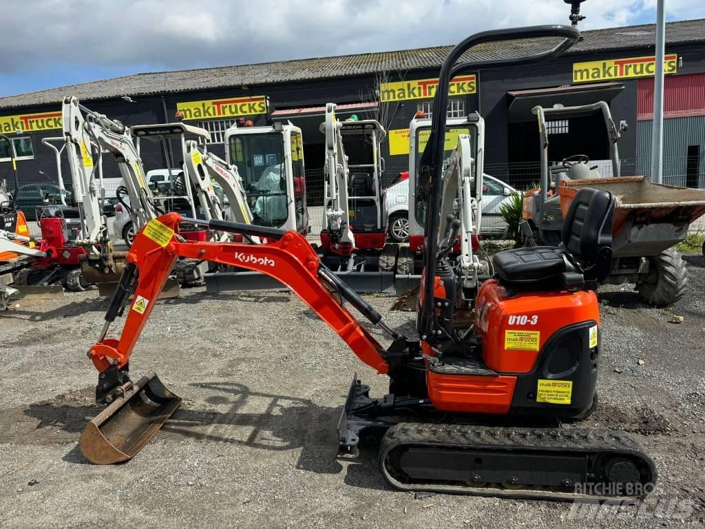 Kubota U 10-3 ミニ油圧ショベル 7t以下（ミニユンボ・ミニディガー）