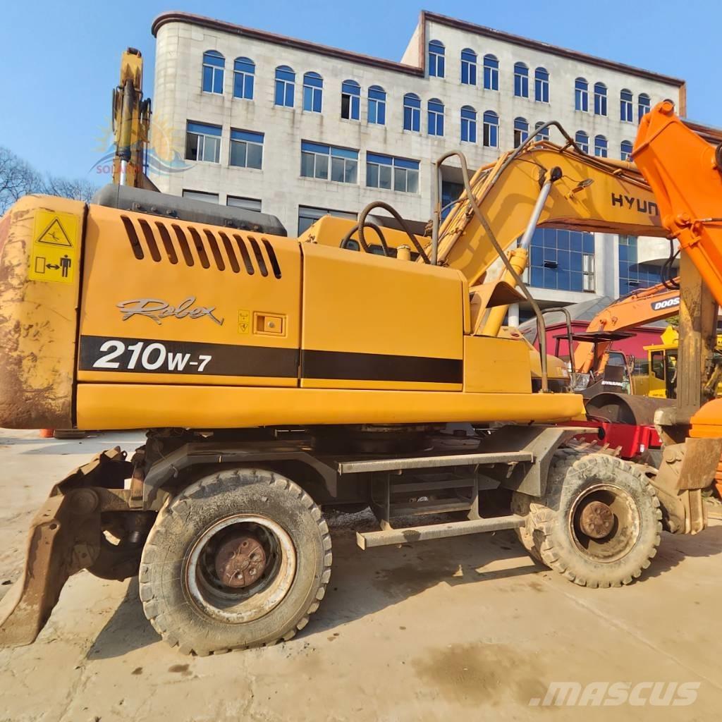 Hyundai Robex 210W-7 ホイール式油圧ショベル（パワーショベル・ユンボ・バックホー）