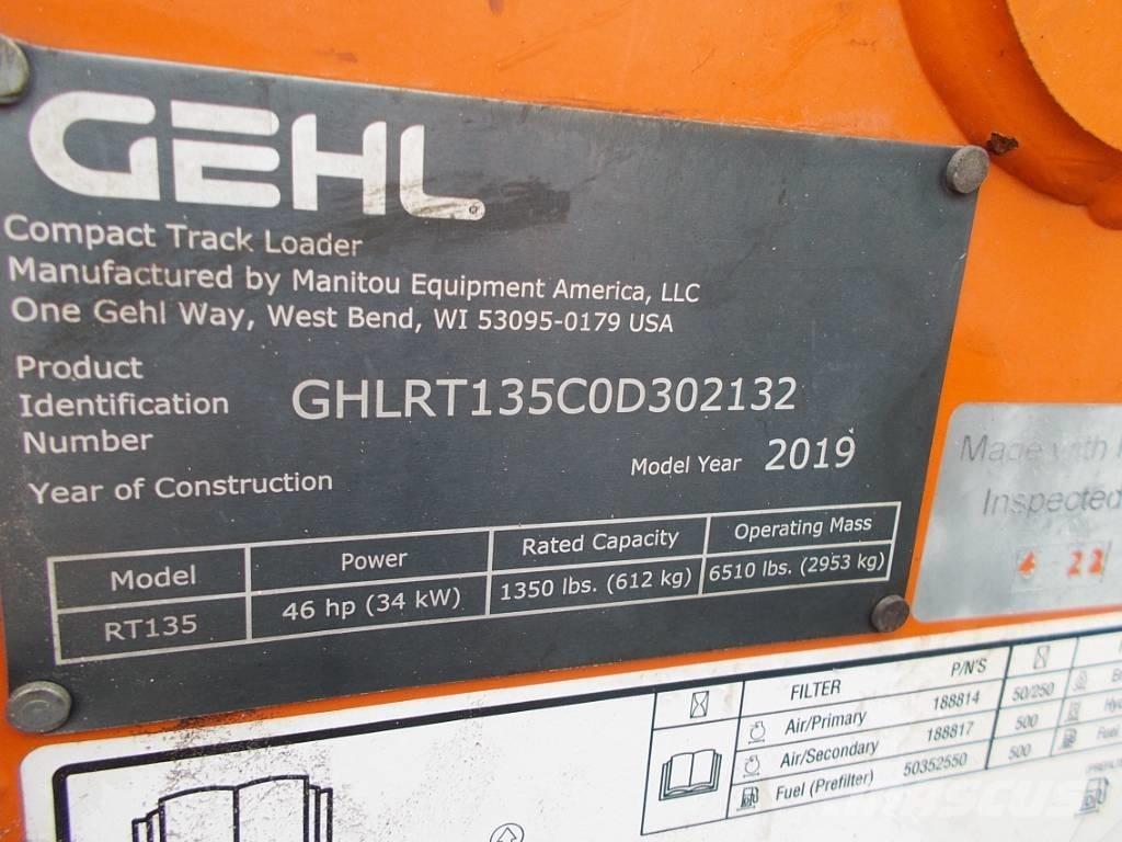 Gehl RT135 スキッドステアローダー
