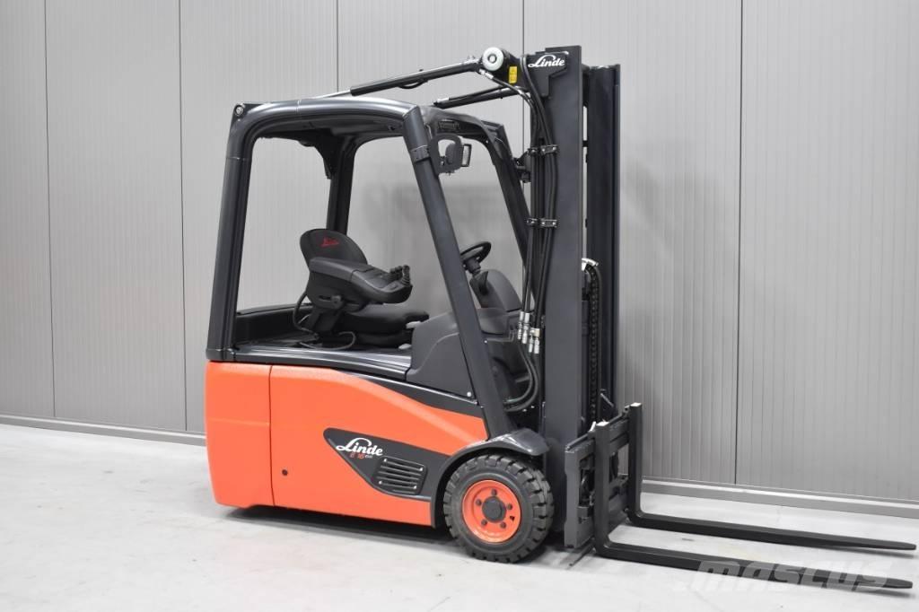 Linde E 16 - 02 バッテリーフォークリフト