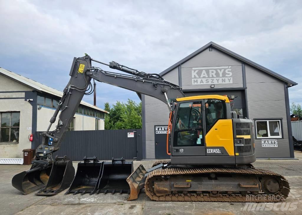 Volvo ECR 145 EL 大型油圧ショベル12t以上（パワーショベル・ユンボ）