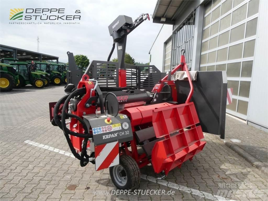 Krpan CH 32 K ウッドスプリッターとカッター
