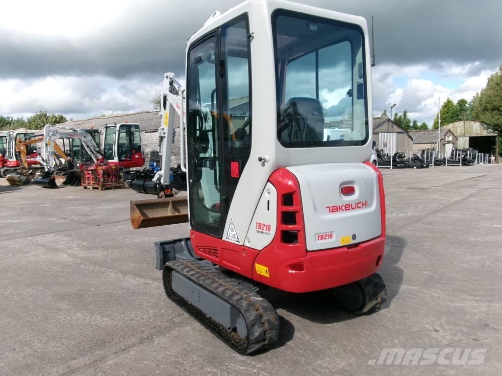 Takeuchi TB 216 ミニ油圧ショベル 7t以下（ミニユンボ・ミニディガー）