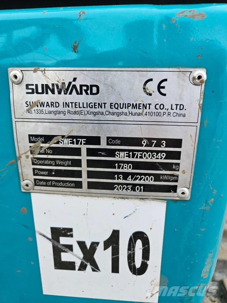 Sunward SWE 17 F ミニ油圧ショベル 7t以下（ミニユンボ・ミニディガー）