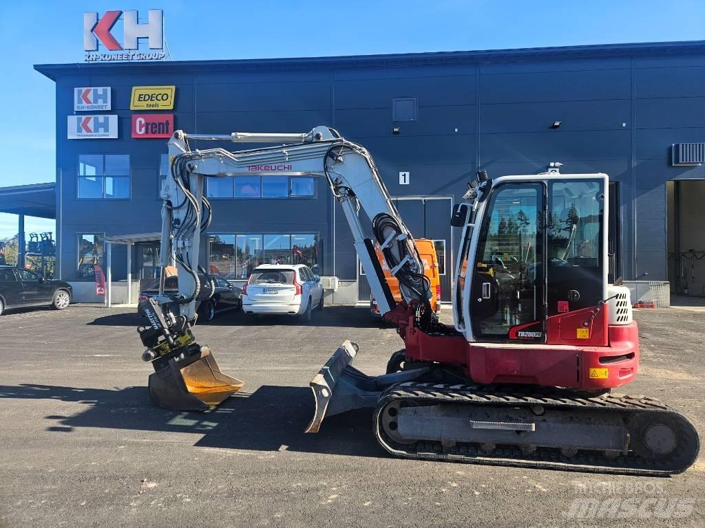 Takeuchi TB 280 FR 中型油圧ショベル 7ｔ-12ｔ（ユンボ・パワーショベル・バックホー）