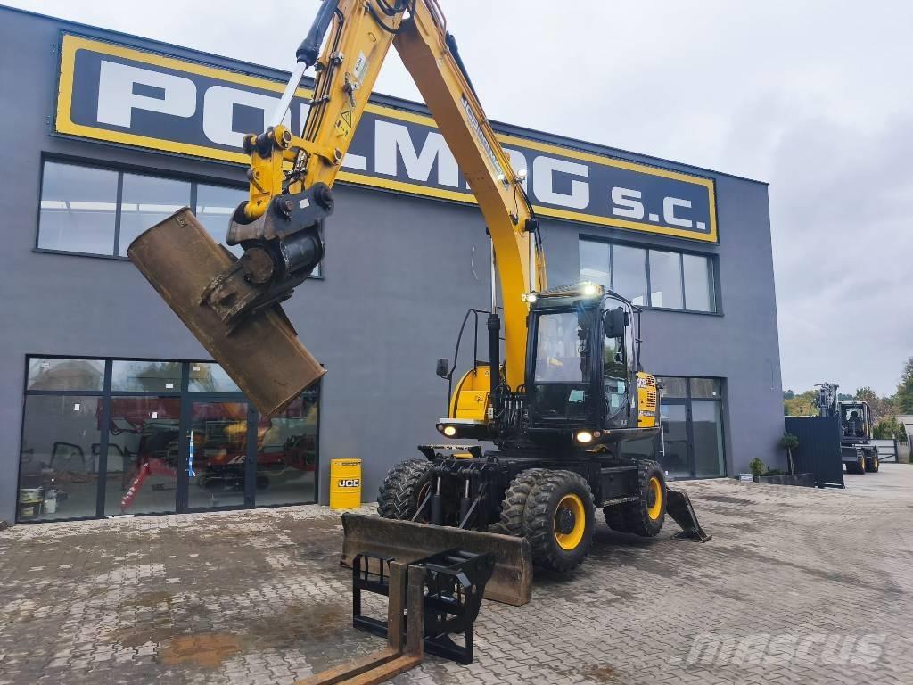 JCB JS 160 W ホイール式油圧ショベル（パワーショベル・ユンボ・バックホー）