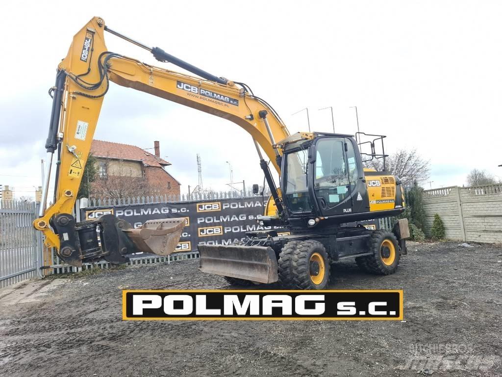 JCB JS 160 W ホイール式油圧ショベル（パワーショベル・ユンボ・バックホー）
