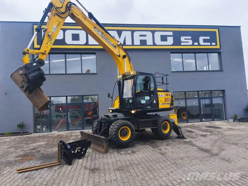 JCB JS 160 W ホイール式油圧ショベル（パワーショベル・ユンボ・バックホー）