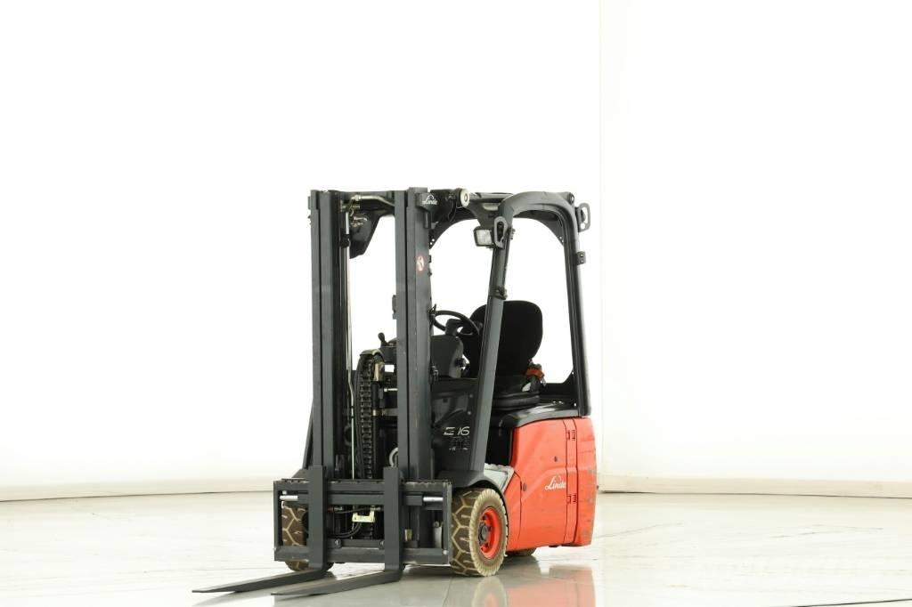 Linde E-16-C-01 バッテリーフォークリフト