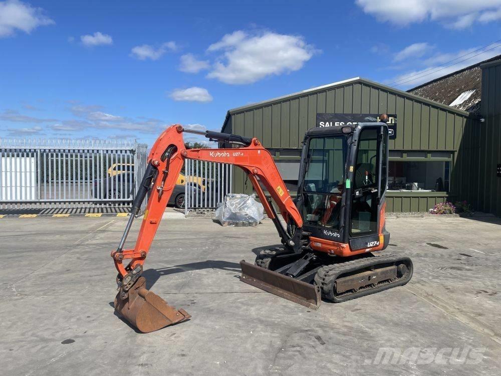 Kubota U 27-4 ミニ油圧ショベル 7t以下（ミニユンボ・ミニディガー）
