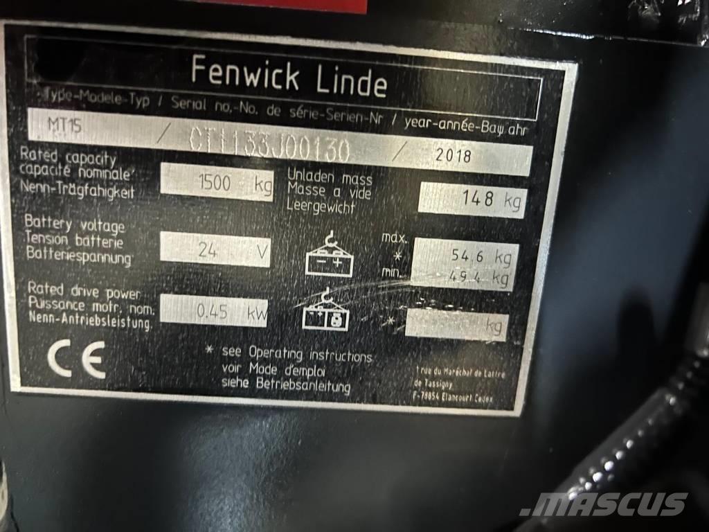 Linde MT 15 ローリフト