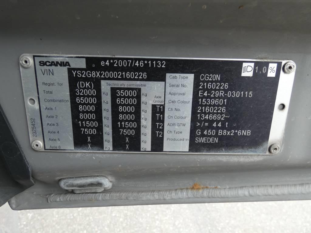 Scania G 450 キャブ付きシャーシ