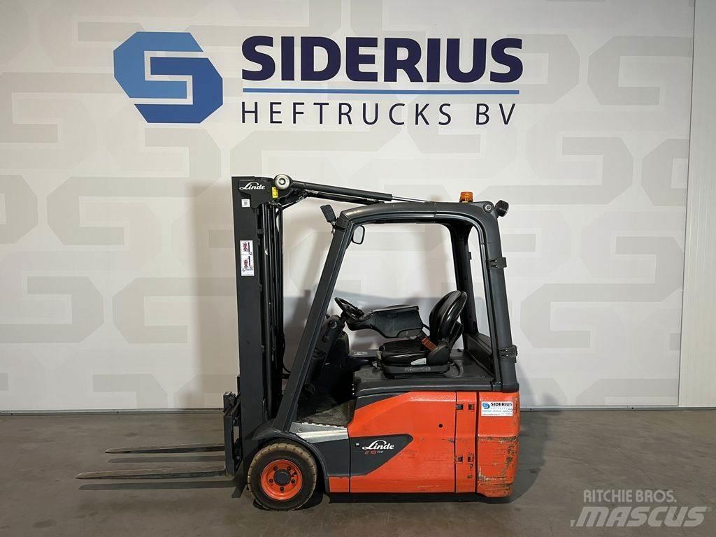 Linde E16 バッテリーフォークリフト