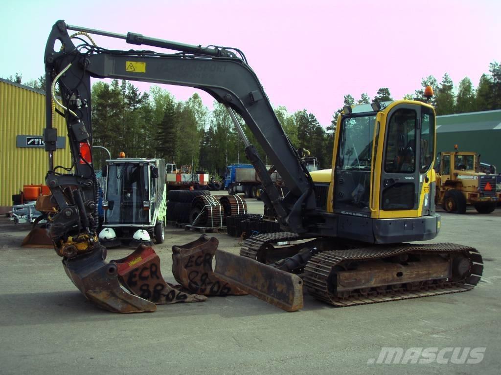 Volvo ECR 88 中型油圧ショベル 7ｔ-12ｔ（ユンボ・パワーショベル・バックホー）