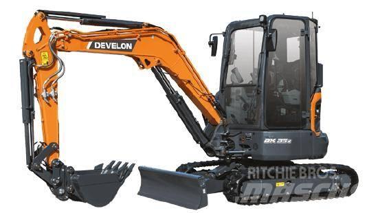 Develon DX 35 Z-7 ミニ油圧ショベル 7t以下（ミニユンボ・ミニディガー）