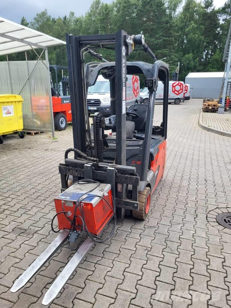 Linde E16 バッテリーフォークリフト