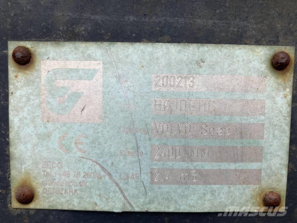  EBCO Højdetip Skovl ホイールローダー・タイヤショベル