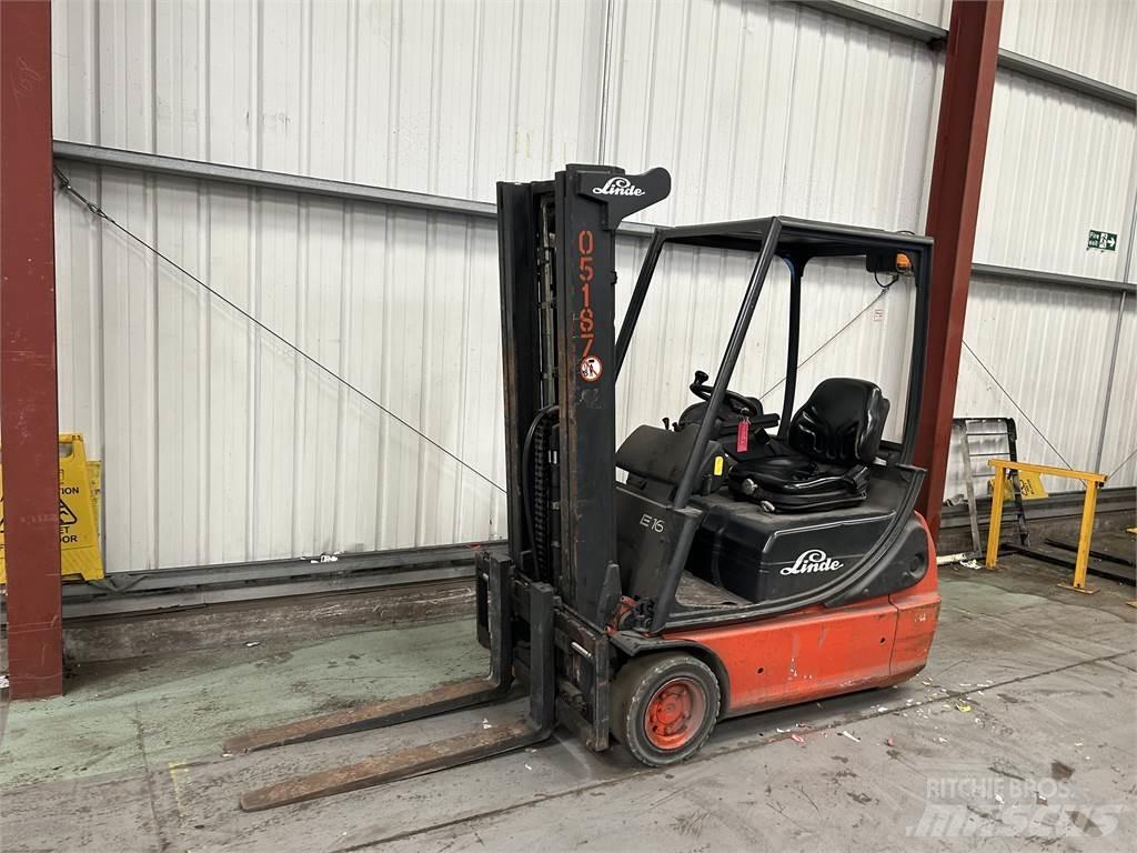 Linde E16C-02 バッテリーフォークリフト