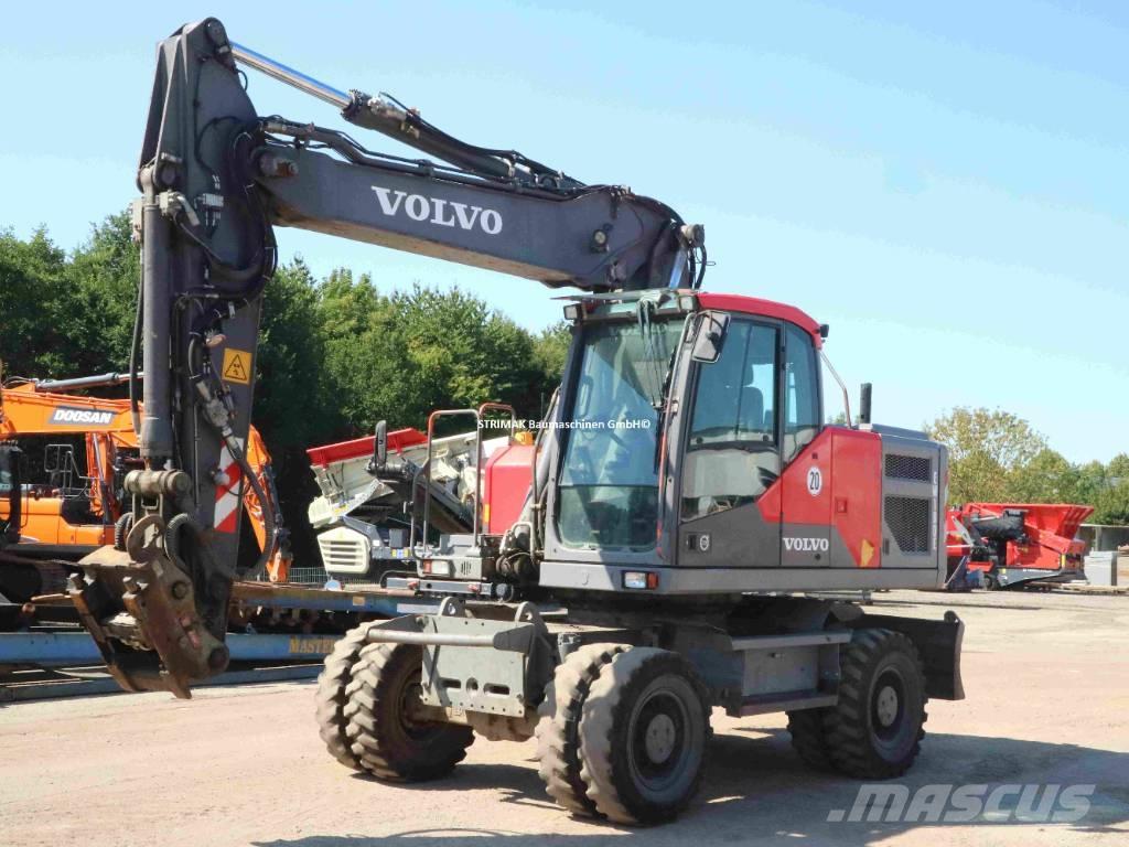 Volvo EW 180 E ホイール式油圧ショベル（パワーショベル・ユンボ・バックホー）